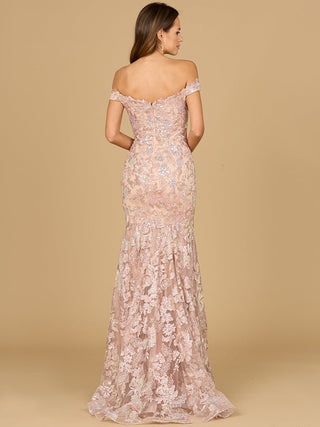 Off Shoulder Mermaid Beaded Gown - By Baano