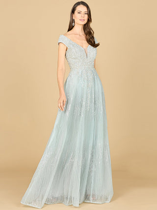 Cap Sleeve Lace Ballgown - By Baano