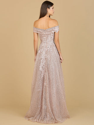 Off Shoulder A-Line Gown - By Baano