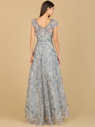 Lace Embellished A-Line Dress - By Baano
