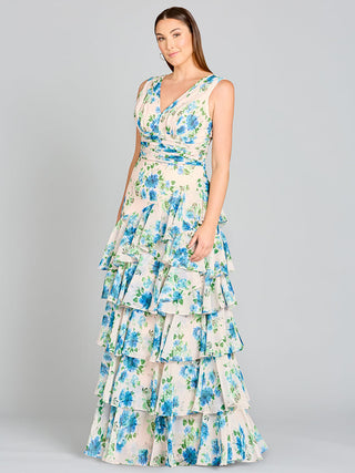 Ruffle Skirt Print Dress - OUTLET - By Baano