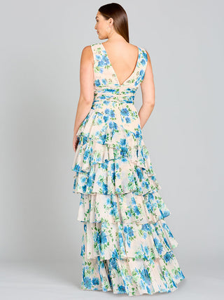 Ruffle Skirt Print Dress - OUTLET - By Baano