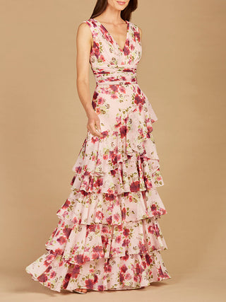 Ruffle Skirt Print Dress - OUTLET - By Baano