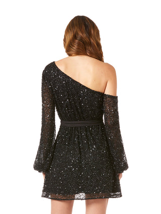 One Shoulder Cocktail Dress OUTLET - By Baano