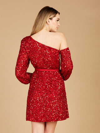 One Shoulder Cocktail Dress OUTLET - By Baano