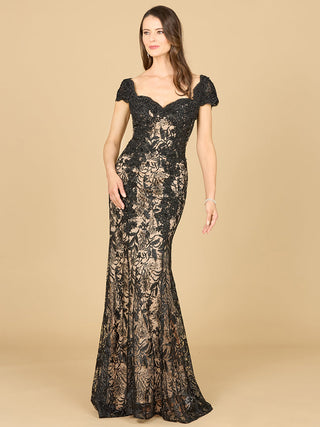 Fitted Lace Mermaid Gown