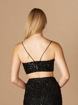 Spaghetti Strap Beaded Top - By Baano