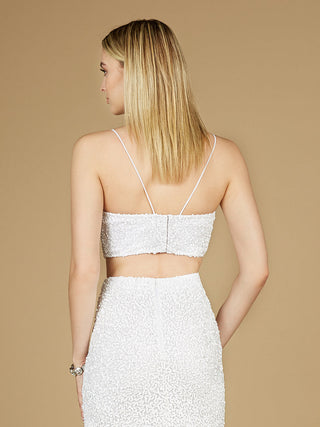 Spaghetti Strap Beaded Top - By Baano