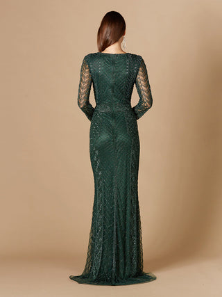 Long Sleeve Beaded Dress - By Baano
