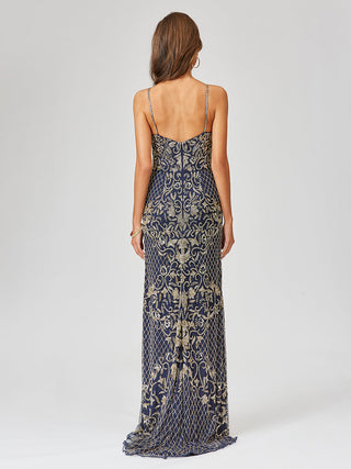 Beaded Tank Dress with Slit  - OUTLET - By Baano
