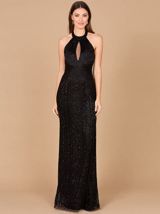 Halter Neck Dress with Keyhole - By Baano
