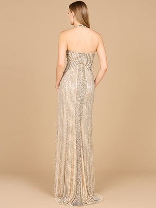 Halter Neck Dress with Keyhole - By Baano