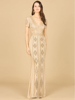 Lara 29606 - Closed Back, Cap Sleeve Dress - By Baano