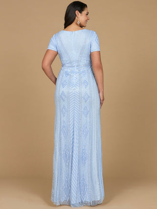 Lara 29606 - Closed Back, Cap Sleeve Dress - By Baano