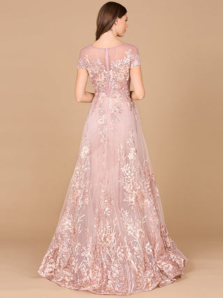 Lara 29619 - Beautiful Lace Applique A-line Ball Gown - By Baano