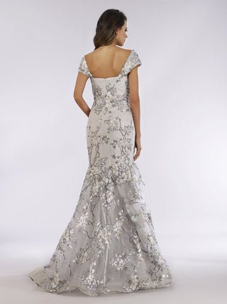 Lara 29642 - Cap Sleeve Mermaid Gown - By Baano