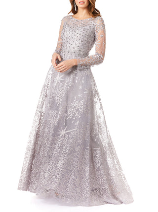 Lara 29759 - Long Sleeves Ballgown Fully Embellished - By Baano