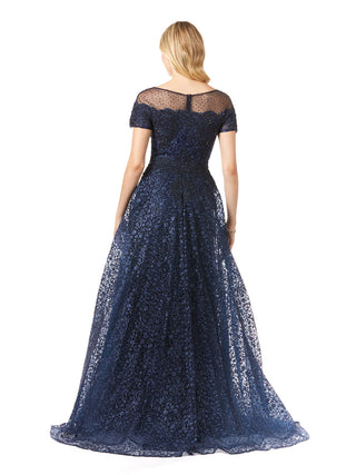 Lara 29765 - Sheer Off Shoulder Ball Gown - By Baano