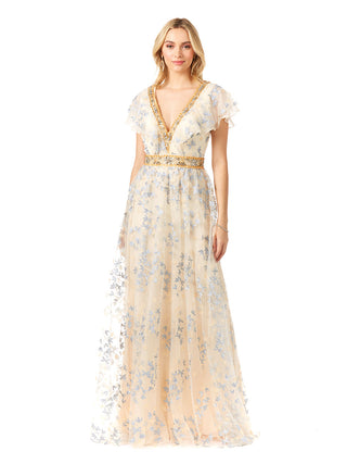 Lara 29966 - Lace, V-Neck Dress - By Baano