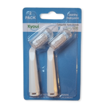 Replacement Toothbrush Heads Perio White (Pack of 2)