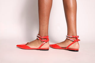 Rosalind Flats Red - By Baano