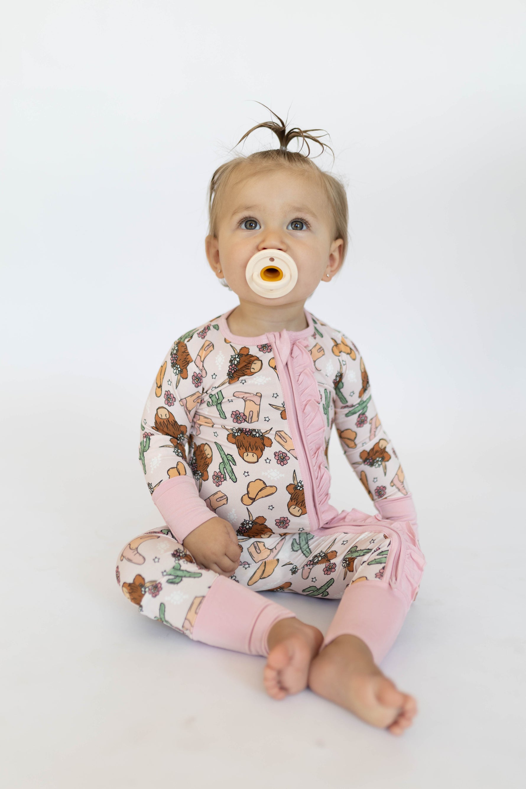 Pink Highland Cow Loveralls - By Baano