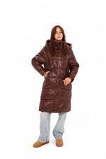 Espresso Shine Insulated Bio-Down Puffer