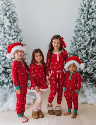 *PREORDER* Santa's Sleigh Bows Tunic Comfort Set - By Baano