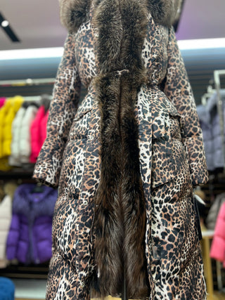 Genuine Silver Fox Down Insulated Parka - By Baano