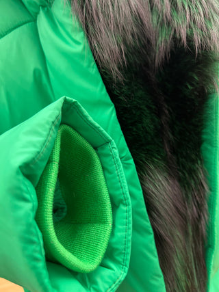 Genuine Silver Fox Fur Down Fill Parka - By Baano