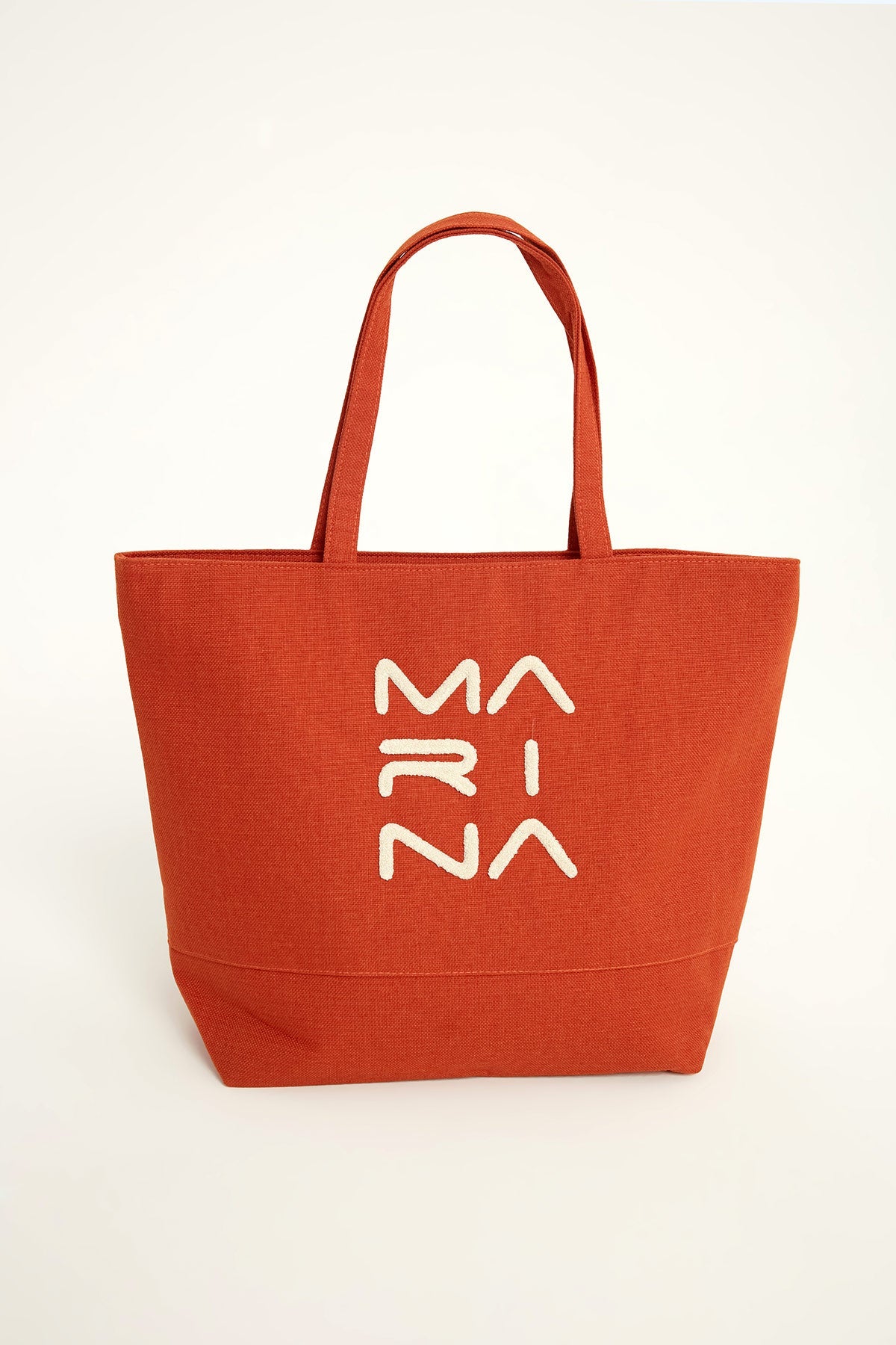 Orange Beach Bag with Zipper CA2501-5 - By Baano