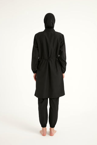Andalus Black Full Coverage Burkini Set A2501-1 - By Baano