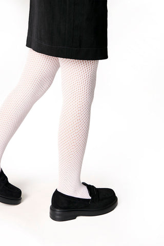 Conte-Kids Cotton Tights Miss 616 - Mesh Pattern - By Baano