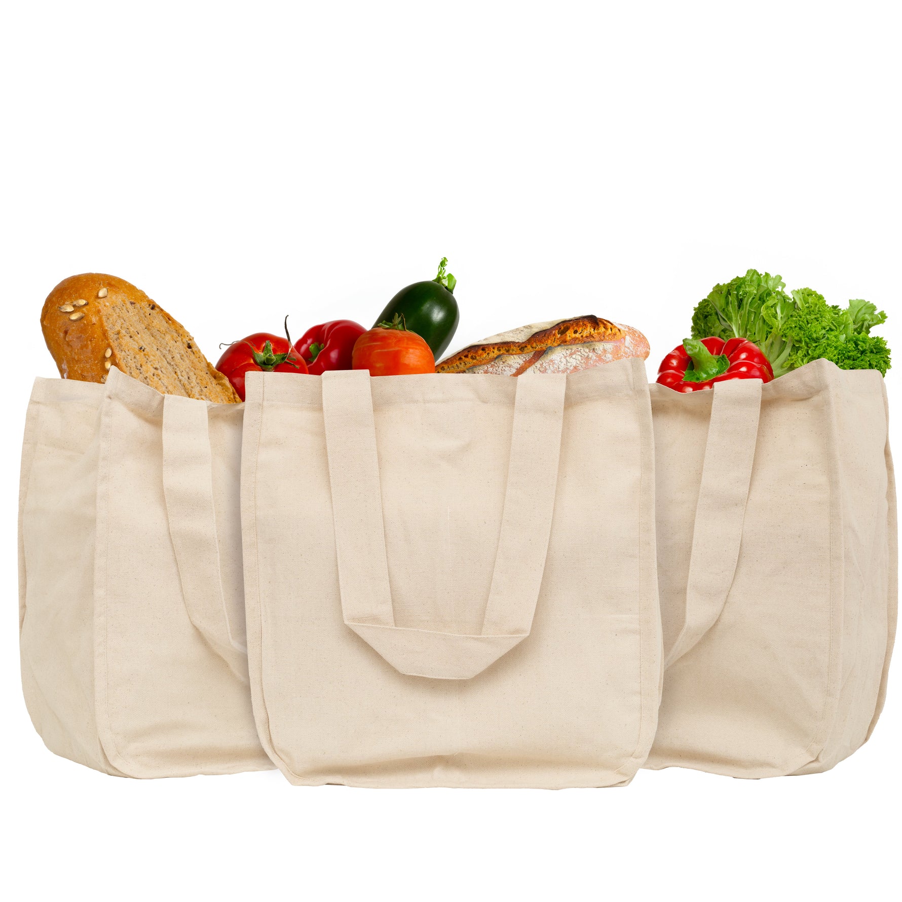 Canvas Grocery Tote Bags