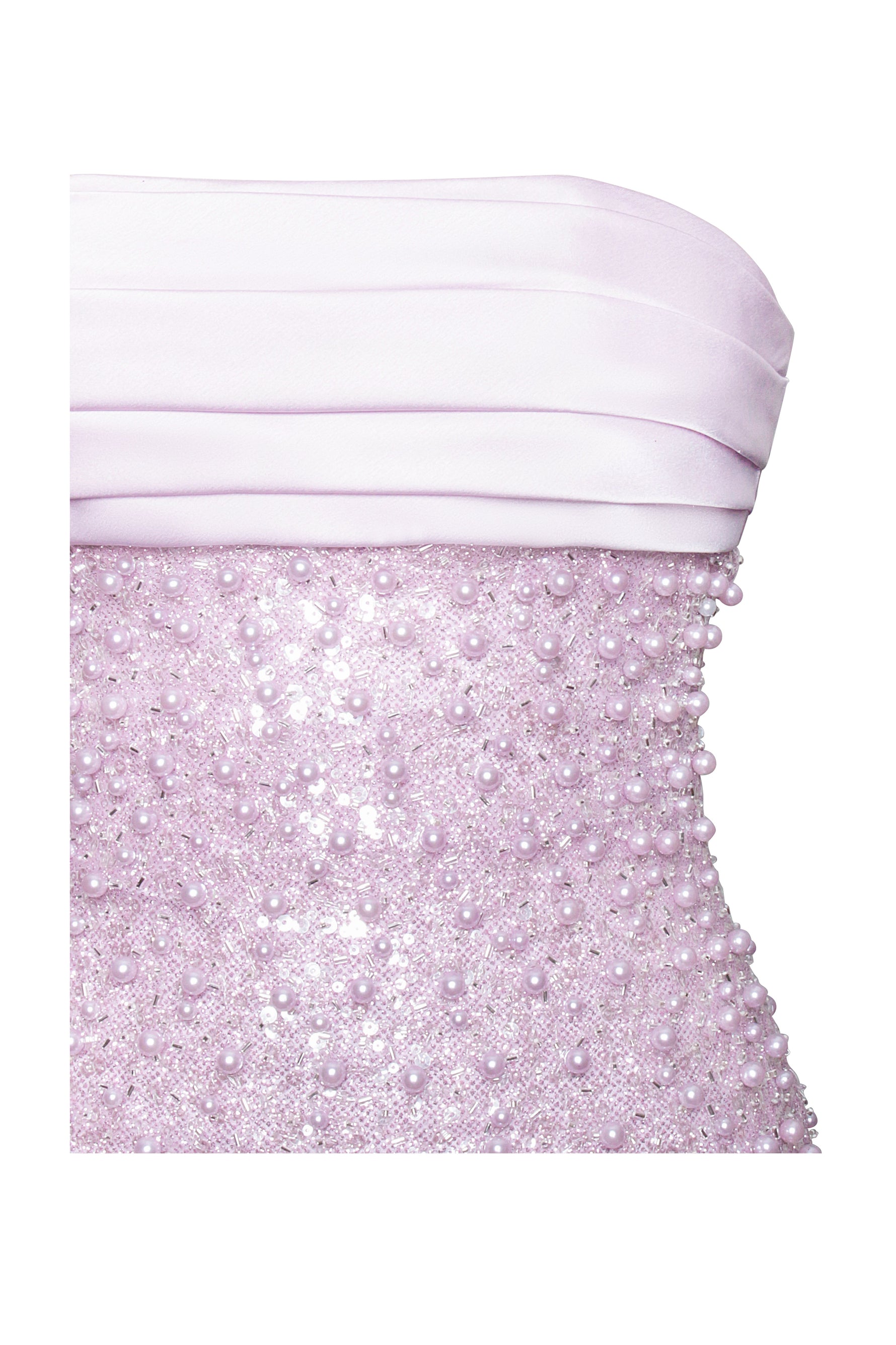 Lainey Purple Satin Sequin Pearls Beaded Maxi Dress Miss Circle