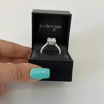 5.0ct Radiant Cut Moissanite Diamond Three Row Pavè Engagement Ring Ring Deluxe Fine Jewelry