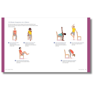 Chair Yoga: Accessible Sequences to Build Strength, Flexibility, and Inner Calm (Spiral Bound) - By Baano