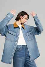 California Sunset Denim Shirt HJ902 Hey Joanie