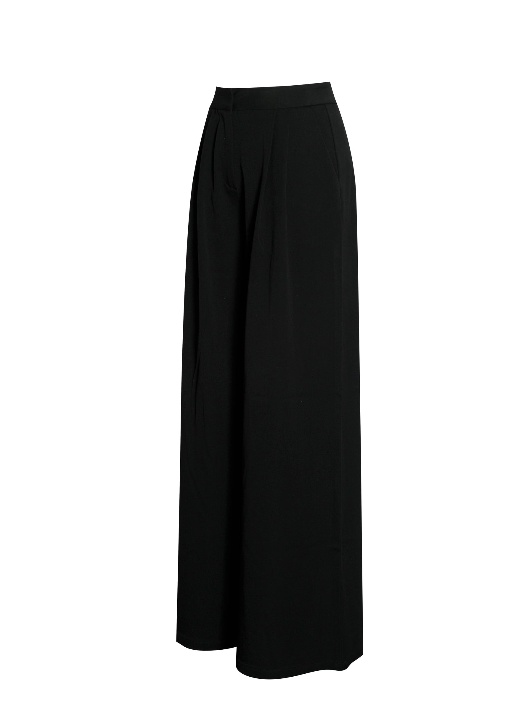 Aleeza Black Wide Leg Suit Pants Miss Circle
