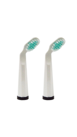 Replacement Toothbrush Head Cleaning White (Pack of 2) - By Baano