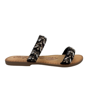 Shine Bright Sandals in Black Naughty Monkey