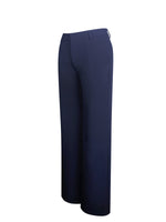 Yanin Navy Low-Rise Straight Leg Pants Miss Circle