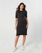 Louie Striped Knit Maternity & Nursing Dress