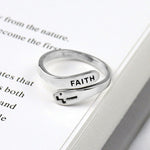 FAITH ADJUSTABLE RING (ADJUSTABLE)