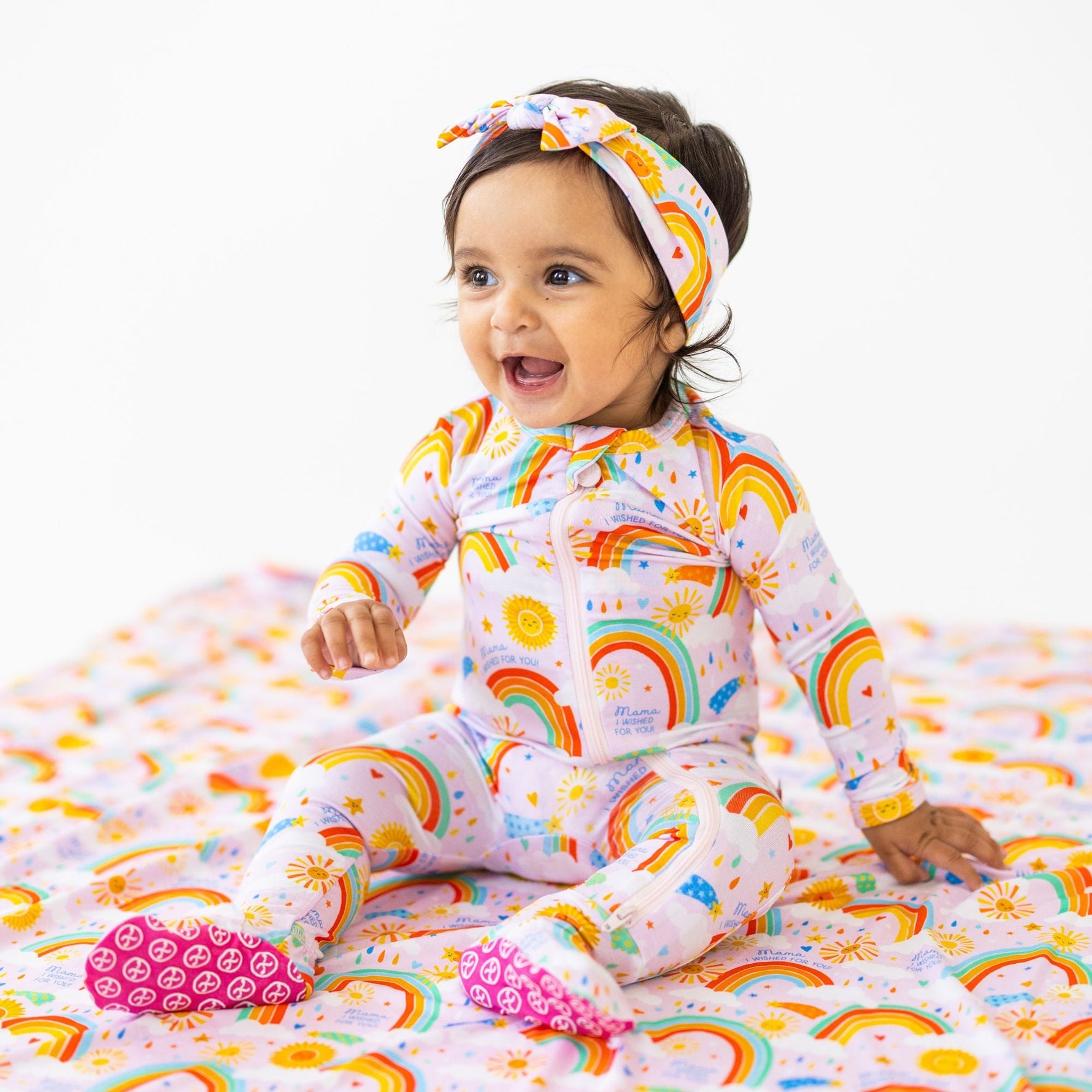 The SoftKnot Bow | Here Comes the Sunshine (Pink)