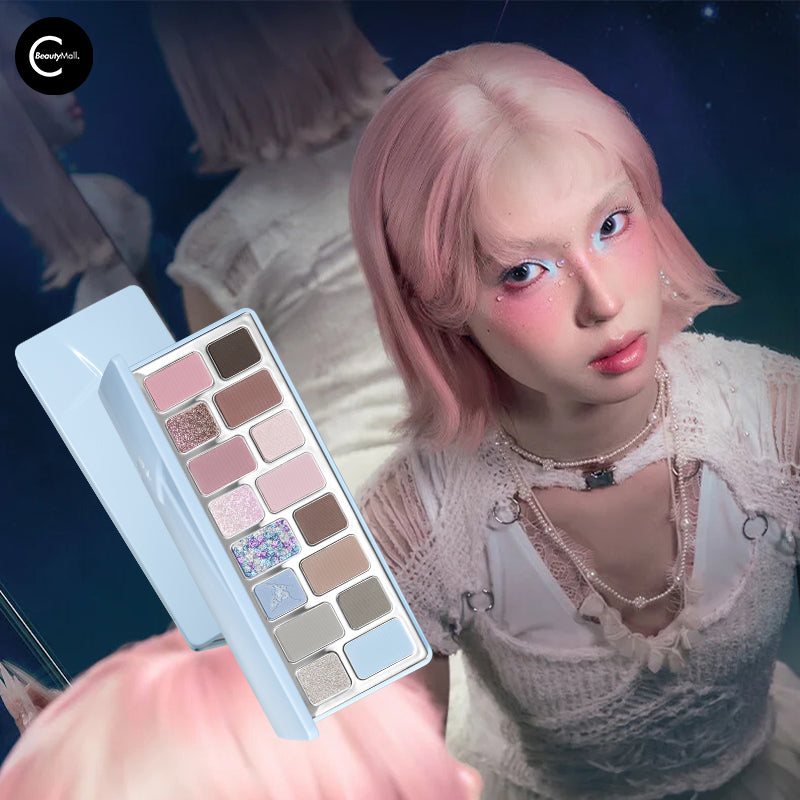 CHEERYEP (QIANYAN)  16-Color Natural Star Eye Shadow Palette - 16#Dreamcatcher