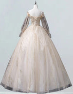 Off-Shoulder Tulle Ball Gown | Girls' Prom & Evening Dress | Elegant & Formal