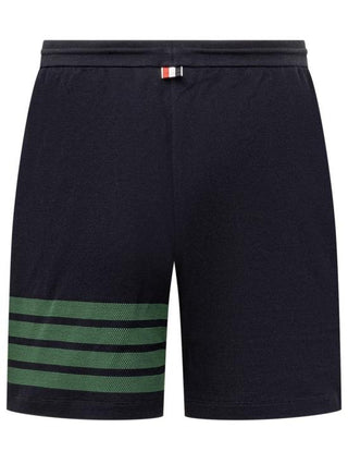 4 BAR STRIPE PIQUE WEAVE SHORTS - By Baano