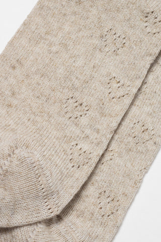 Cotton Linen Socks Conte Classic 542 - Hearts Pattern - By Baano