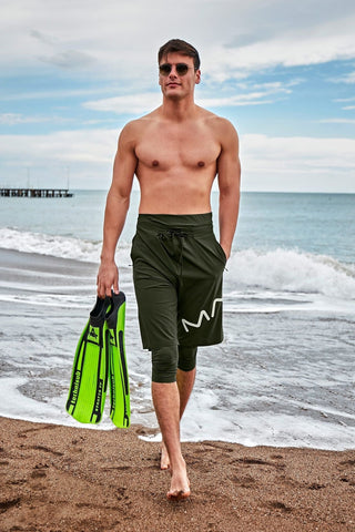 Khaki Men's Shorts S2411 - By Baano